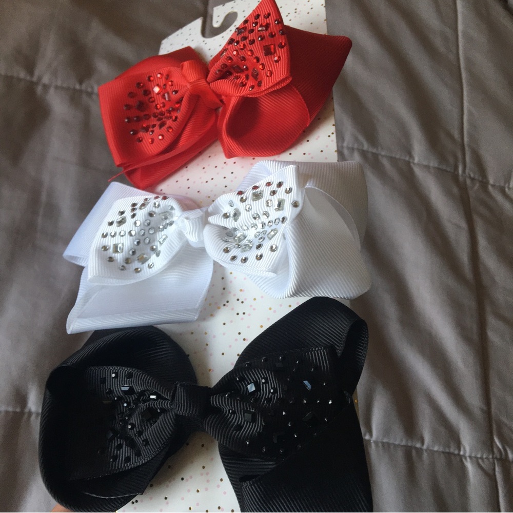 Girls Toddler Christmas Holiday Hair Bow clip